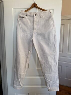 Lee Cream Relaxed Jeans Marked Size 14